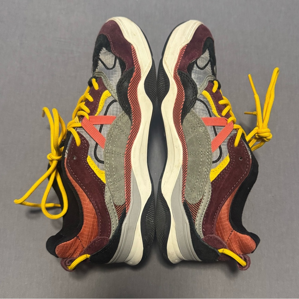 Vans Varix Multicolor Retro Sneaker — Yellow, Burgundy, Gray, Black
